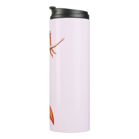 Bouteilles Isothermes Sirène de fille pourpre (Tourné sur la droite)