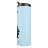 Bouteilles Isothermes Sirène tribale bleue (Tourné sur la droite)