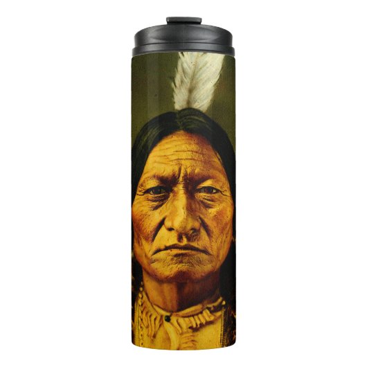 Bouteilles Isothermes Sitting Bull Chef des Premières nations amérindien (Devant)