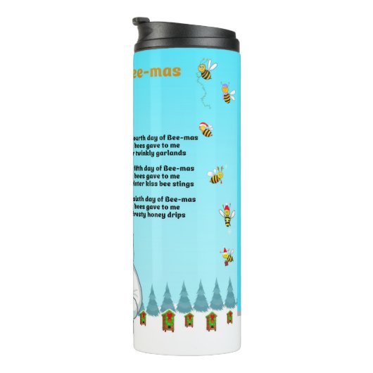 Bouteilles Isothermes Six Days of Bee-Mas Merry Christmas to an Amazing (Tourné sur la droite)