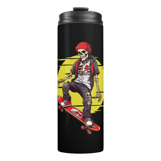 Bouteilles Isothermes Skateboard Skeleton (Devant)