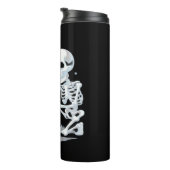 Bouteilles Isothermes Skeleton Chat Halloween drôle mignon Éffrayant ess (Tourné sur la droite)