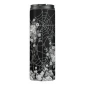 Bouteilles Isothermes Skeleton Spider Moon Web Black Halloween (Dos)
