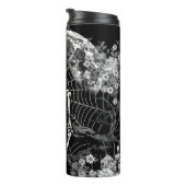 Bouteilles Isothermes Skeleton Spider Moon Web Black Halloween (Tourné sur la droite)