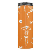 Bouteilles Isothermes Skeletons d'Halloween amusant Motif sans couture (Dos)