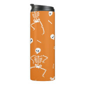 Bouteilles Isothermes Skeletons d'Halloween amusant Motif sans couture (Tourné sur la droite)
