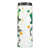 Bouteilles Isothermes Skeletons fêtant la Saint-Patrick (Dos)