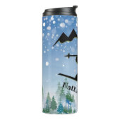 Bouteilles Isothermes Ski Design Tumbler thermique (Tourné sur la gauche)