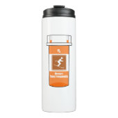 Bouteilles Isothermes Ski Est Ma Drogue (Devant)