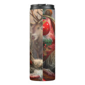 Bouteilles Isothermes Skye Terrier Chien Festif de Noël (Dos)