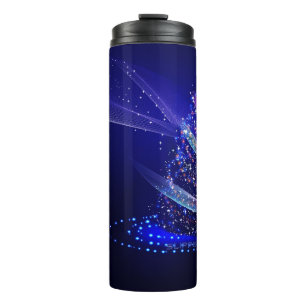 Bouteilles Isothermes SlipperyJoe arbre de Noël numérique translucide ro