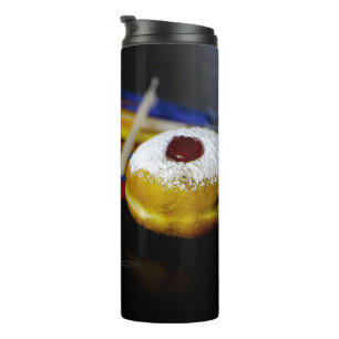 Bouteilles Isothermes SlipperyJoe Hanukkah nature morte symbolique fête 