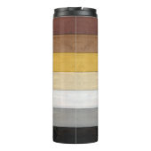 Bouteilles Isothermes SlipperyJoe's Bear Pride drapeau de la texture du  (Dos)