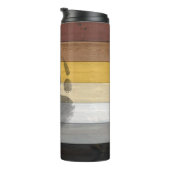 Bouteilles Isothermes SlipperyJoe's Bear Pride drapeau de la texture du  (Tourné sur la droite)