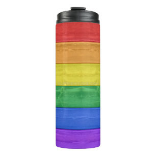 Bouteilles Isothermes SlipperyJoe's classique arc-en-ciel tactile fait m