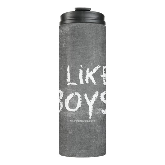 Bouteilles Isothermes SlipperyJoe's I Like Boys sale tableau noir (Devant)