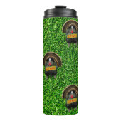 Bouteilles Isothermes SlipperyJoe's Thanksgiving turkey grass manger du  (Devant)