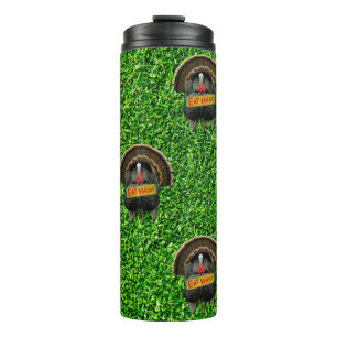 Bouteilles Isothermes SlipperyJoe's Thanksgiving turkey grass manger du 