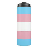 Bouteilles Isothermes SlipperyJoe's transgenre pride drapeau de la diver (Devant)