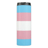 Bouteilles Isothermes SlipperyJoe's transgenre pride drapeau de la diver (Dos)