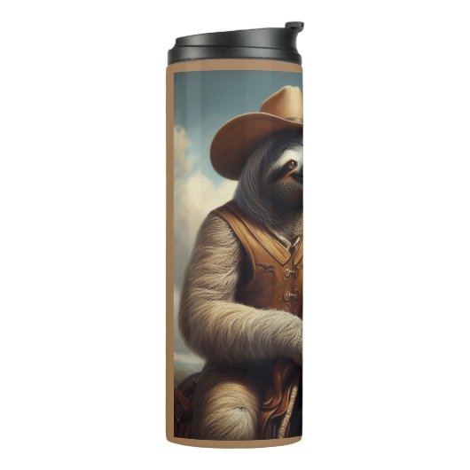 Bouteilles Isothermes Sloth Cowboy (Tourné sur la gauche)