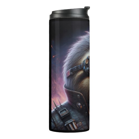 Bouteilles Isothermes Sloth Cyberpunk (Tourné sur la gauche)