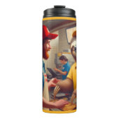 Bouteilles Isothermes Sloth Fast Food Worker (Devant)