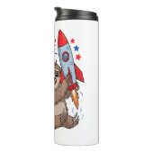 Bouteilles Isothermes Sloth Happy 4th Rocket Fireworks USA (Tourné sur la droite)