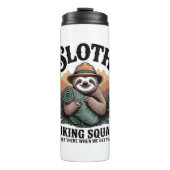 Bouteilles Isothermes Sloth Randonnée Squad Funny Camping (Devant)
