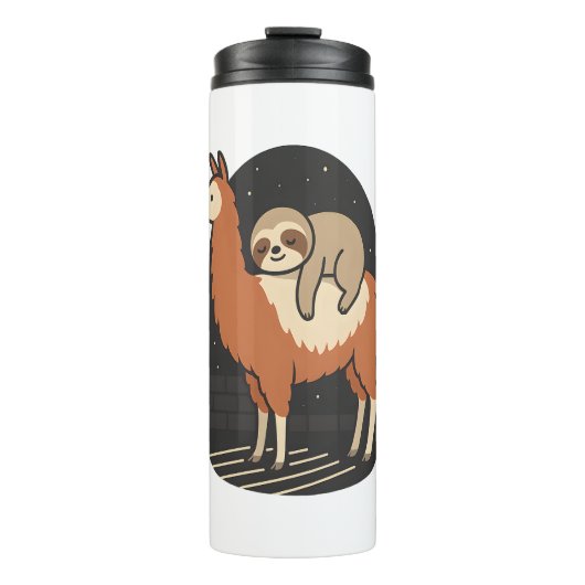 Bouteilles Isothermes Sloth Riding Llama (Devant)