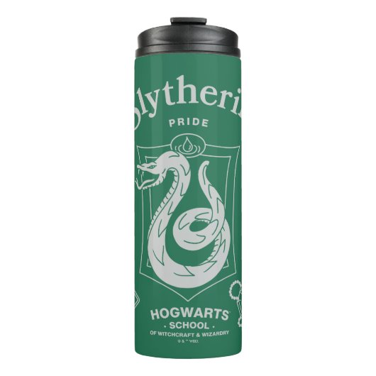 Bouteilles Isothermes SLYTHERIN™ Pride Ambition Cunning Crest (Devant)