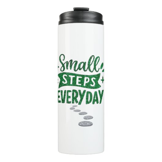 Bouteilles Isothermes Small Steps Everyday Motivational Thermal Bottle (Devant)