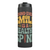 Bouteilles Isothermes Smile Healthy Spine Chiropractor Conception de dev (Devant)