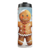 Bouteilles Isothermes Smiling Gingerbread Winter Charm (Devant)