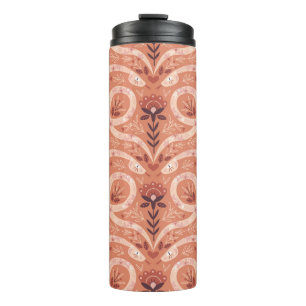 Bouteilles Isothermes Snake floral folk : Vintage symétrique