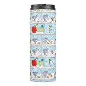Bouteilles Isothermes Snoopy et l'équipage Zamboni (Dos)