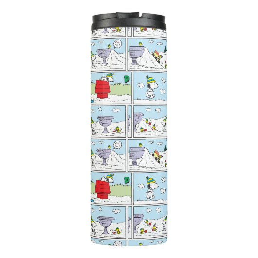 Bouteilles Isothermes Snoopy et l'équipage Zamboni (Dos)