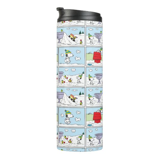 Bouteilles Isothermes Snoopy et l'équipage Zamboni (Tourné sur la droite)