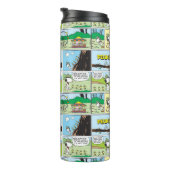 Bouteilles Isothermes Snoopy & Friends | Go Camping (Tourné sur la droite)