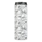 Bouteilles Isothermes Snoopy Joue Au Tennis (Dos)