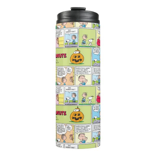 Bouteilles Isothermes Snoopy & Linus | Les grandes nouvelles Citrouilles (Devant)