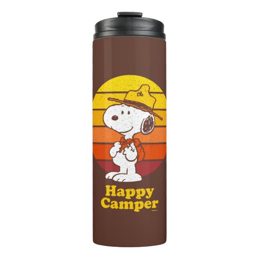 Bouteilles Isothermes Snoopy | Scout Beagle - Happy Camper (Devant)