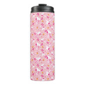 Bouteilles Isothermes Snoopy & Woodstock Motif Coeurs roses (Devant)