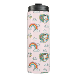 Bouteilles Isothermes Snoopy & Woodstock Rainbow Heart Motif