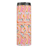 Bouteilles Isothermes Snoopy & Woodstock Super Vibes Motif orange (Dos)