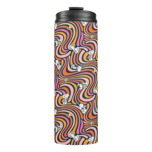 Bouteilles Isothermes Snoopy & Woodstock Vibes Super Motif violet (Devant)