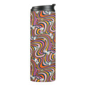 Bouteilles Isothermes Snoopy & Woodstock Vibes Super Motif violet (Tourné sur la gauche)