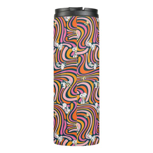 Bouteilles Isothermes Snoopy & Woodstock Vibes Super Motif violet (Dos)