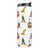 Bouteilles Isothermes Snowboard moderne (Tourné sur la gauche)