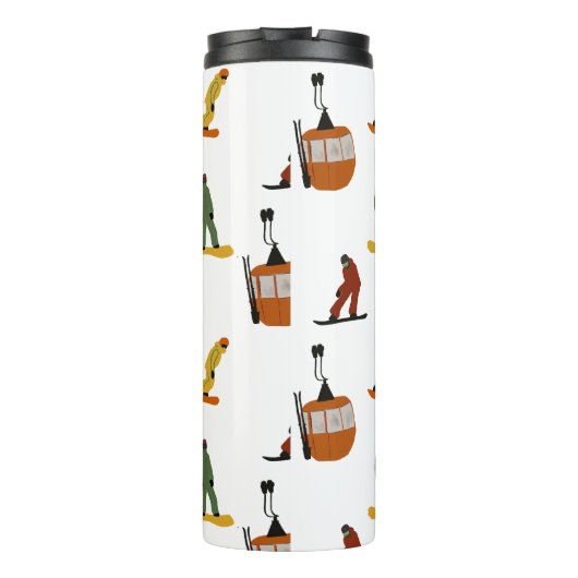 Bouteilles Isothermes Snowboard moderne (Dos)